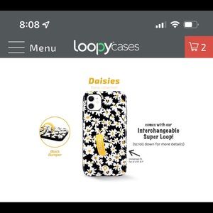 iPhone 11/XR Loopy Case - Daisies